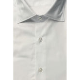 Bagutta White Cotton Men Shirt